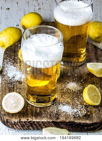 Ingredients For Mexican Chilean Beer Drink - Michelada