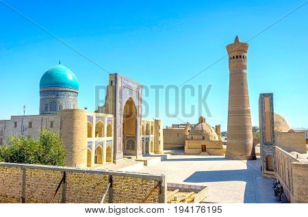 Kalyan Minaret And Mir I Arab Mosque, Bukhara