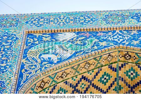 Lyabi Hauz Mosque Detail, Bukhara