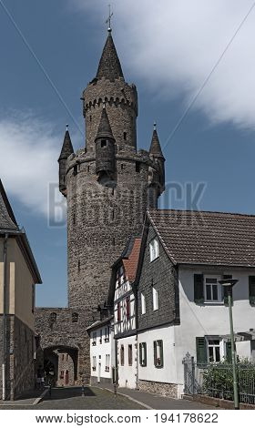 The Adolf tower at Friedberg castle, Hesse, Germany
