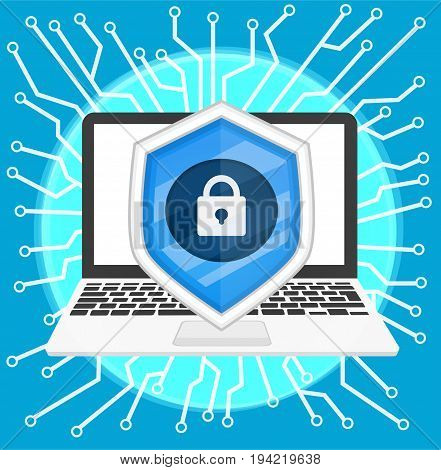 background cyber security vector ,illustration for website
