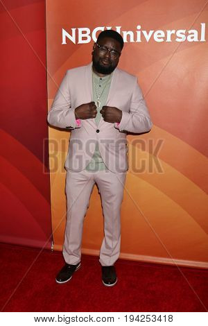 LOS ANGELES - MAR 20:  Lil Rel Howery at the NBCUniversal Summer Press Day at Beverly Hilton Hotel on March 20, 2017 in Beverly Hills, CA