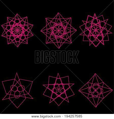 Beautiful Geometric Pattern Geometrical Stars