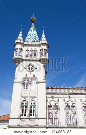 Detail Of Sintra City Hall (portugal)