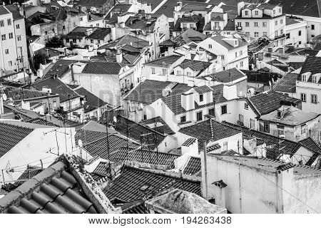 Views Of The Alfama From The Miradouro De Santa Luzia (lisbon, Portugal)