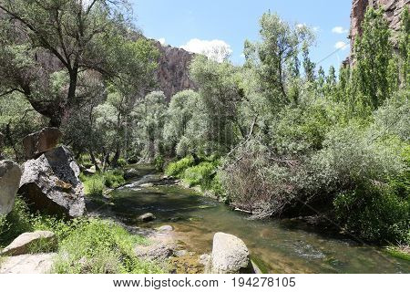 Ihlara Valley In Cappadocia, Turkey