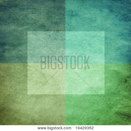 grungy watercolor-like graphic abstract background. green