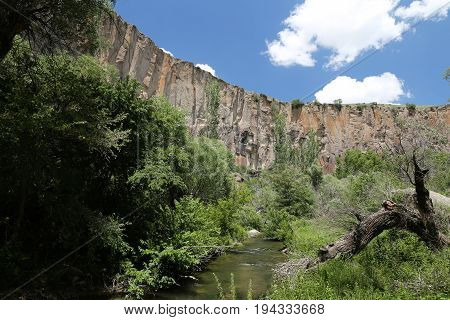 Ihlara Valley In Cappadocia, Turkey