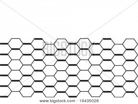 Wire fence