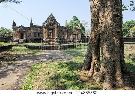 Prasat Muang Tam Temple In Buriram On Thailand
