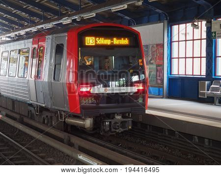 S Bahn (s Train) In Hamburg