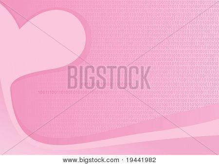 Sfondo digitale rosa