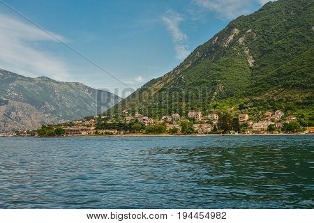 View Of Bay Of Kotor Near Prcanj