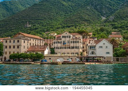 View Of Bay Of Kotor Near Prcanj