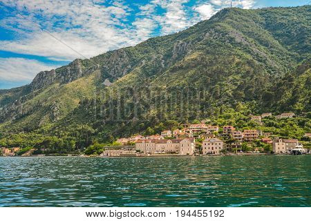 View Of Bay Of Kotor Near Prcanj