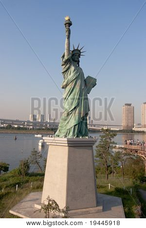 Statue of Liberty in Tokyo (There are 3 Statues of Liberty: Tokyo, New York and France)