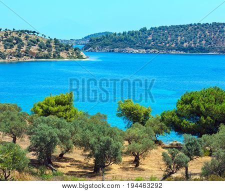 Summer Sithonia Coast, Chalkidiki.