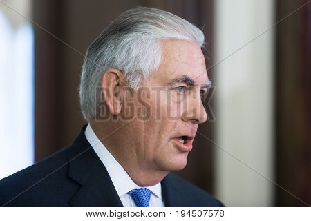 Us Secretary Of State Rex Tillerson