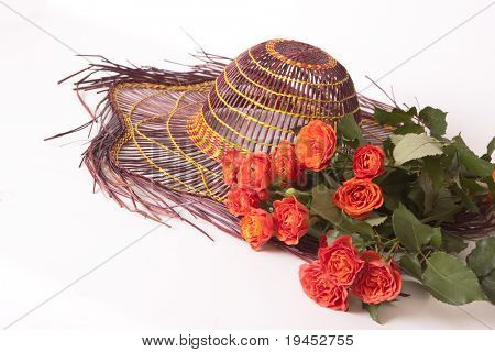cappello arancione e Rose