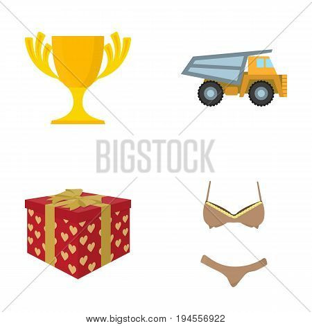 textiles, sports, industry and other  icon in cartoon style.design, trade, business, icons in set collection