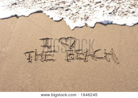 Eu amo praia