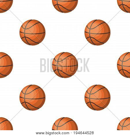 basketball.Basketball pattern icon in cartoon style vector symbol stock illustration .