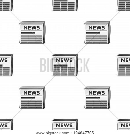 Newspaper.Mail and postman pattern icon in cartoon style vector symbol stock illustration .