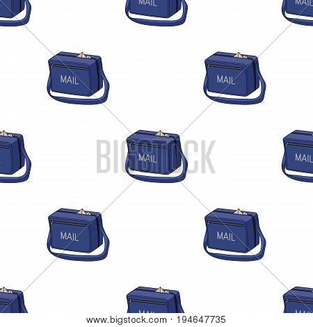 Postal bag.Mail and postman pattern icon in cartoon style vector symbol stock illustration .