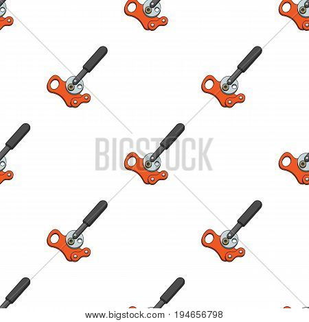Rope movement mechanism.Mountaineering single icon in cartoon style vector symbol stock illustration .