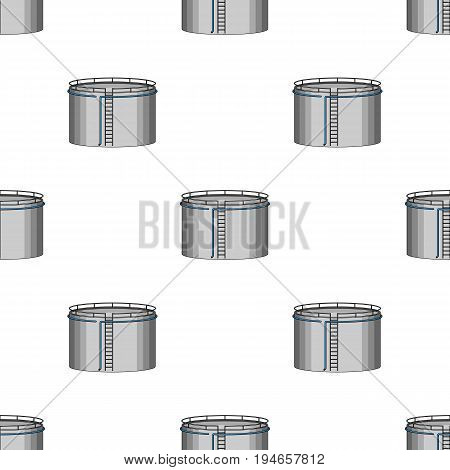Oil storage tank.Oil single icon in cartoon style vector symbol stock illustration .