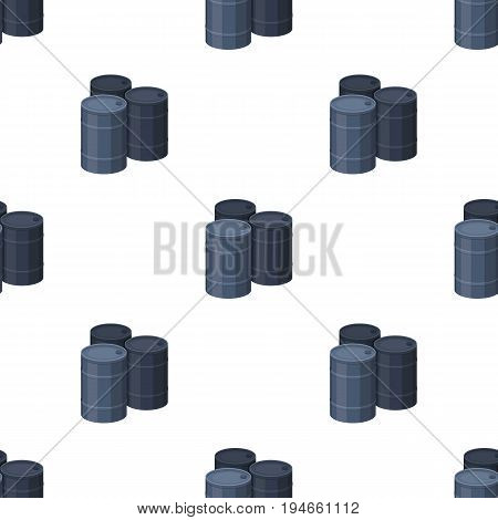 Barricade of empty barrels.Paintball single icon in cartoon style vector symbol stock illustration .