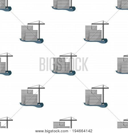 Construction of houses, real estate.Realtor single icon in cartoon style vector symbol stock illustration .