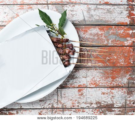 Arrosticini meat for Take away Inside an envelope