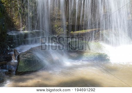 A waterfall at Nerstrand Big Woods State Park in Minnesota