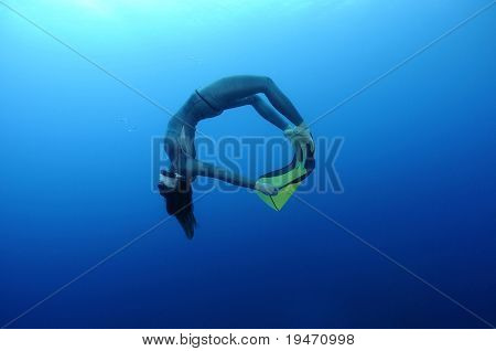 Schöne kostenlose Diver training