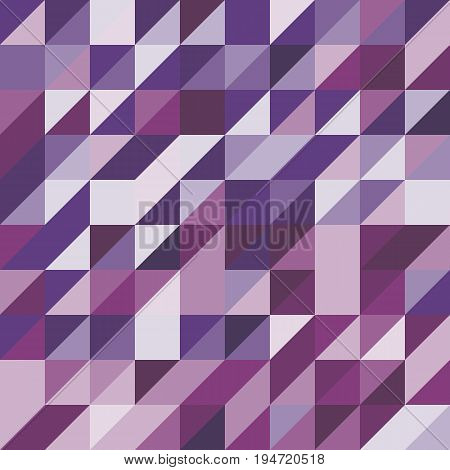 Abstract background with purple tone triangles, stock vector