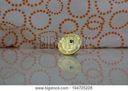 Gold Peercoin Coin