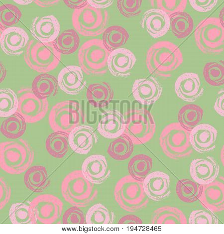 Seamless pattern grunge hand draw. Vector illustration.