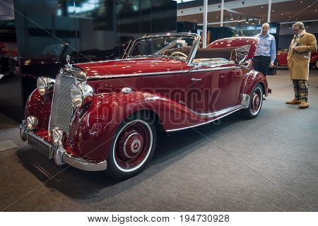 STUTTGART GERMANY- MARCH 17 2016: Luxury car Mercedes-Benz 170S (W191) 