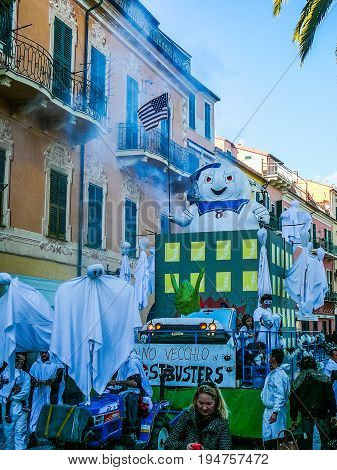 Hdr Carnival Celebrations In Loano