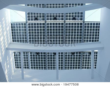 Rooftop made by solar power panel