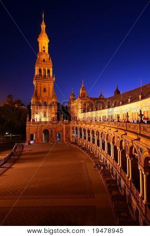 Plaza de Espana, Sevilla, Spagna