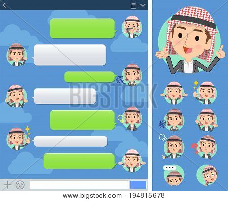 Arab Man Jacket Style Sns Window