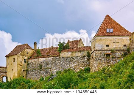 Rasnov Citadel (Rosenauer Burg) in Transylvania Romania