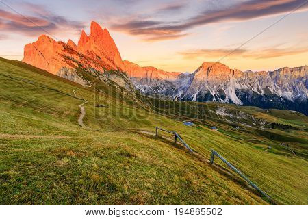 Dolomites Alps In Summer