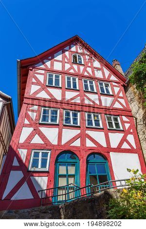 Old Half-timbered House In Herborn, Germany