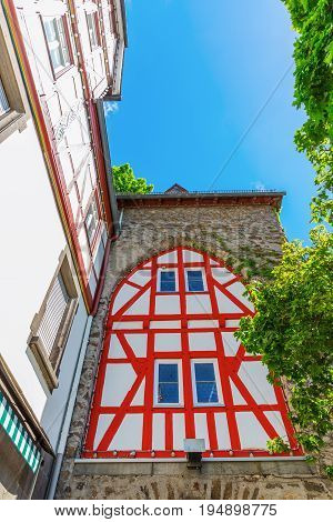 Historical City Gate In Herborn, Germany
