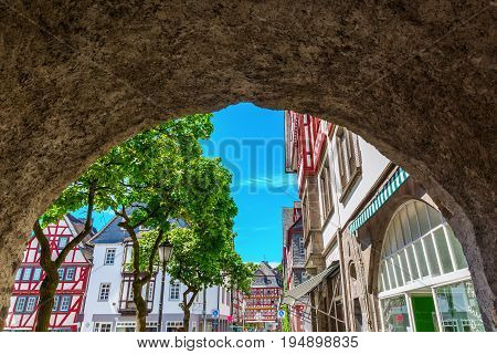 View To The Old Town Of Herborn, Germany