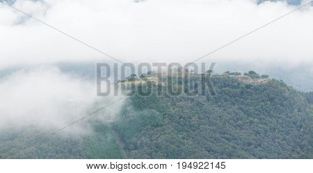 Sea of cloud in the mountain