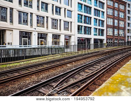 S Bahn (s Train) In Hamburg Hdr